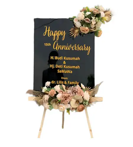 Papan Bunga Akrilik Secang